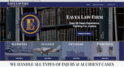 Desktop Screenshot of eaveslaw.com