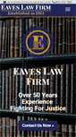 Mobile Screenshot of eaveslaw.com