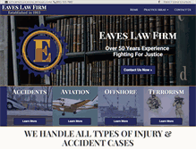 Tablet Screenshot of eaveslaw.com